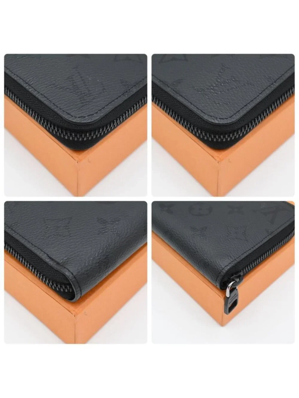 Louis Vuitton Monogram Midnight Horizontal Wallet Black